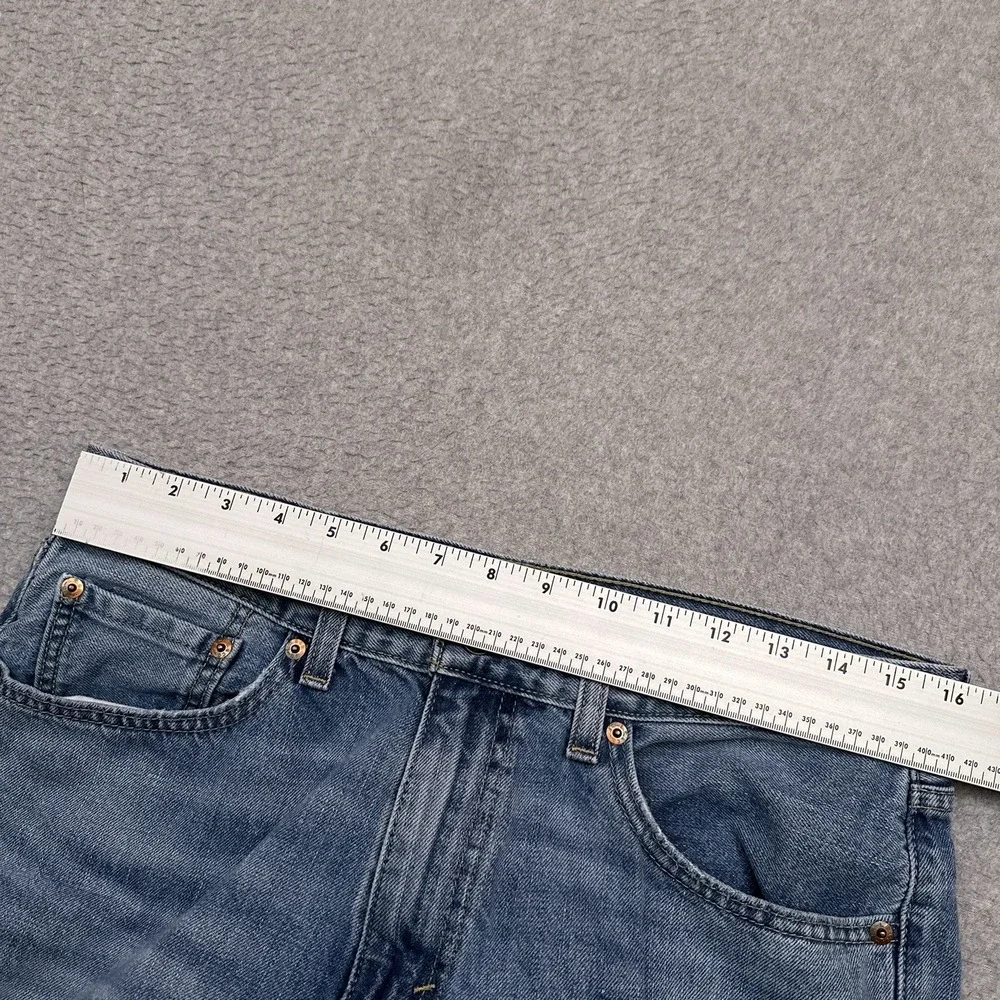 Levi's 505 Jeans Men's 32x32‎ FITS 32x31 Straight Medium Wash 100% Cotton Denim